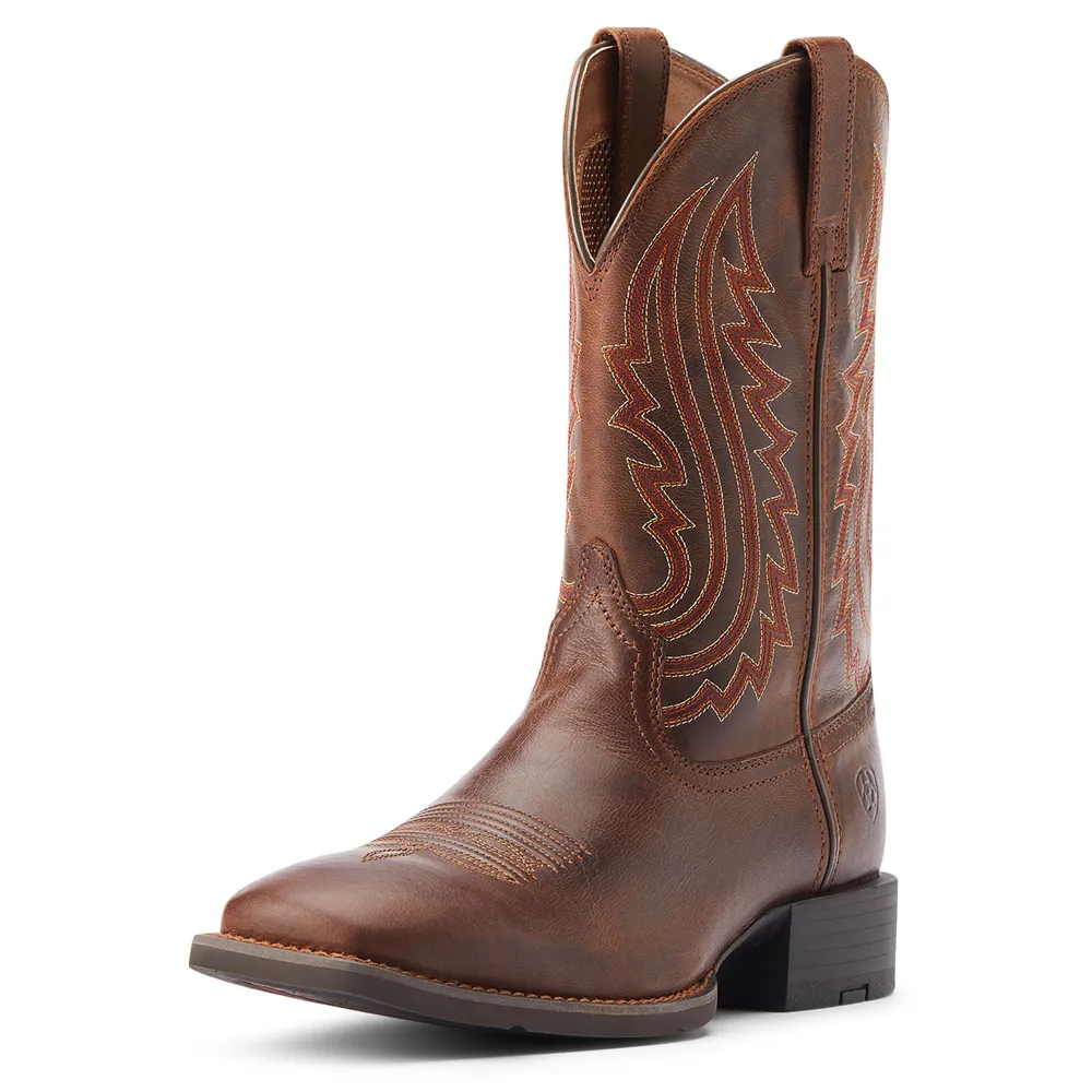 10044561 Ariat Men's Sport Big Country Boot - Almond Buff