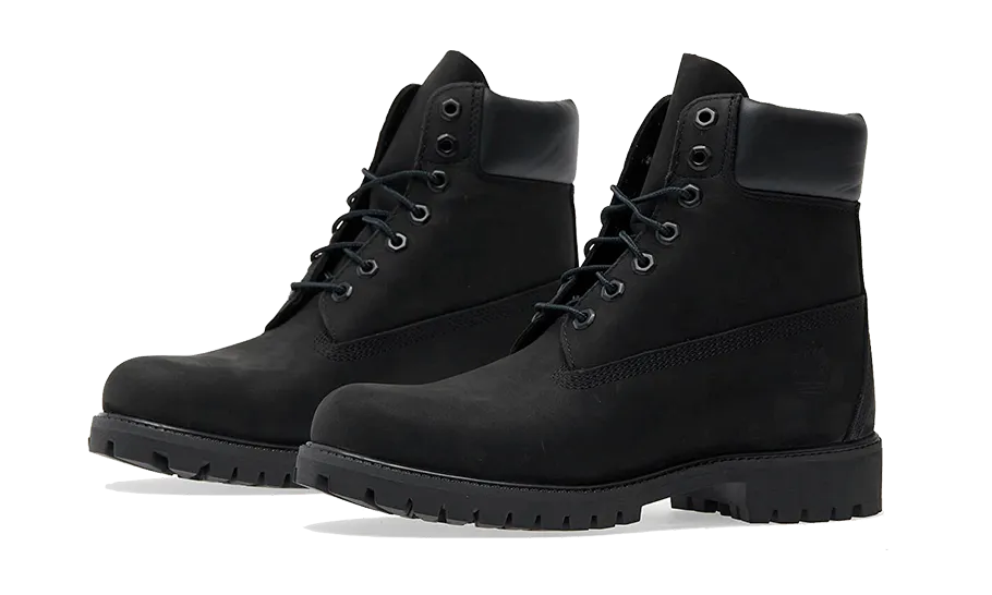 6" Boot Black Nubuck Premium