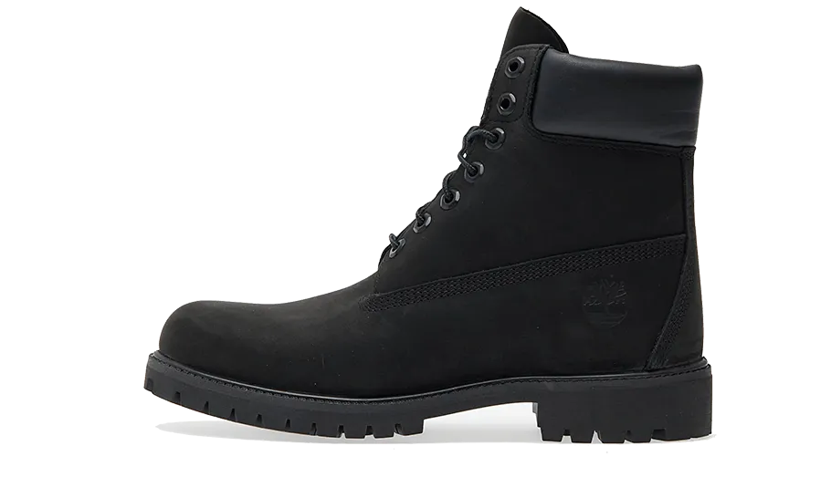 6" Boot Black Nubuck Premium