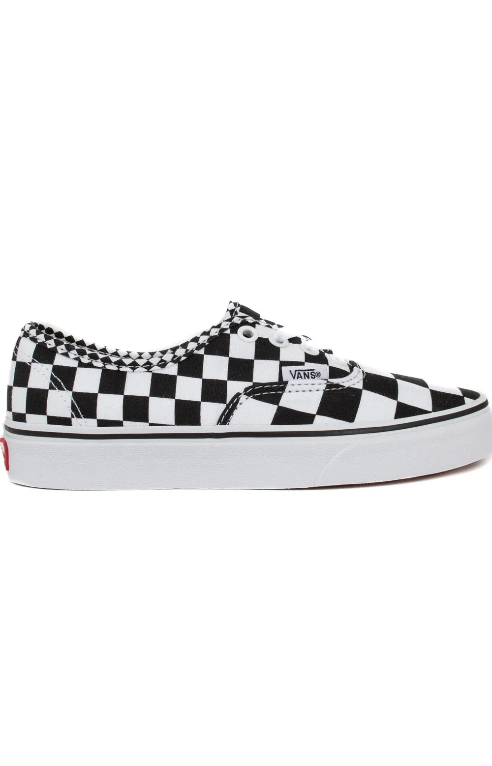 (8EMQ9B) Mix Checker Authentic Shoe - Black/White