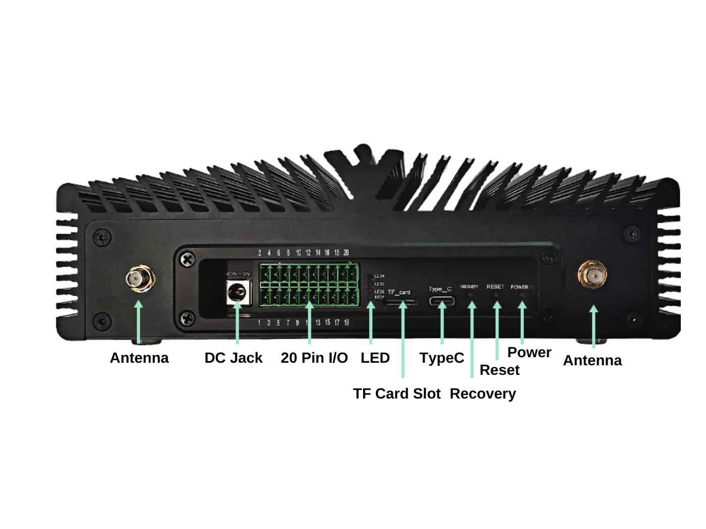 A205E Mini PC, with Jetson Xavier NX 8GB module, 128GB SSD, 2xHDMI, 2xGbE. 4xUSB 3, RS232, RS485, WiFi/BLE, Aluminum case, Pre-installed JetPack 5.0.2