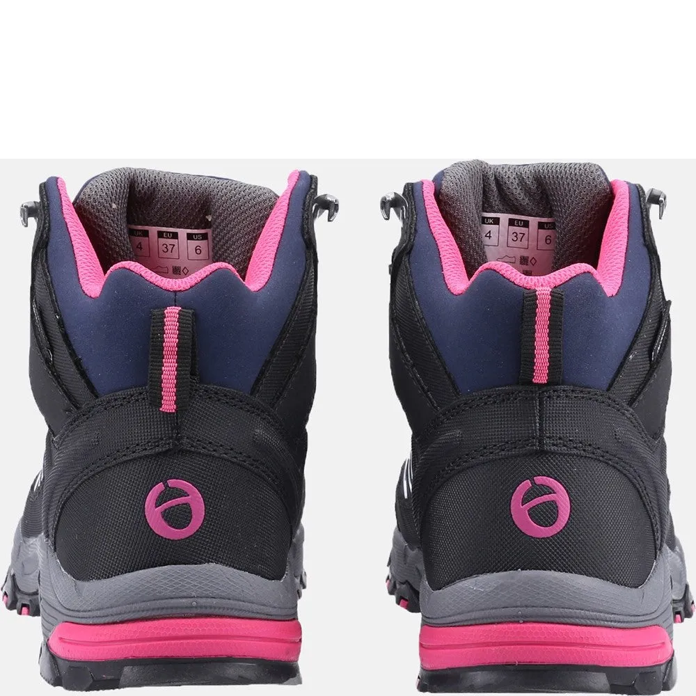 Abbeydale Mid Hiking Boots Navy/Black/Fuchsia