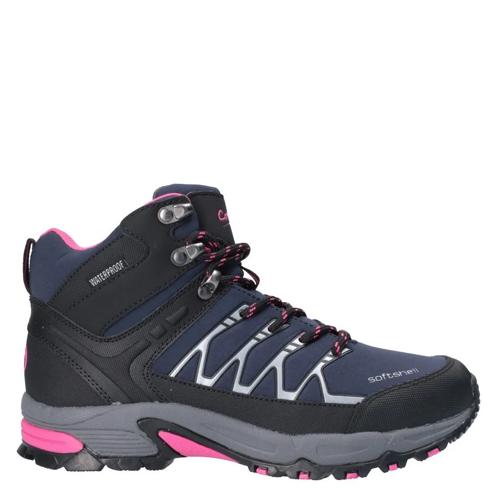 Abbeydale Mid Hiking Boots Navy/Black/Fuchsia