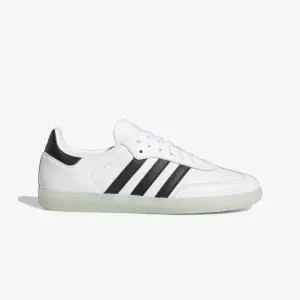 Adidas Originals | DILL SAMBA  { CLOUD WHITE/CORE BLACK/GOLD METALLIC