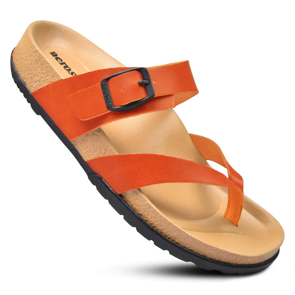 Aerosoft - Trini HL1202 Casual Fashion Comfortable Strap Slip On Sandals For Women