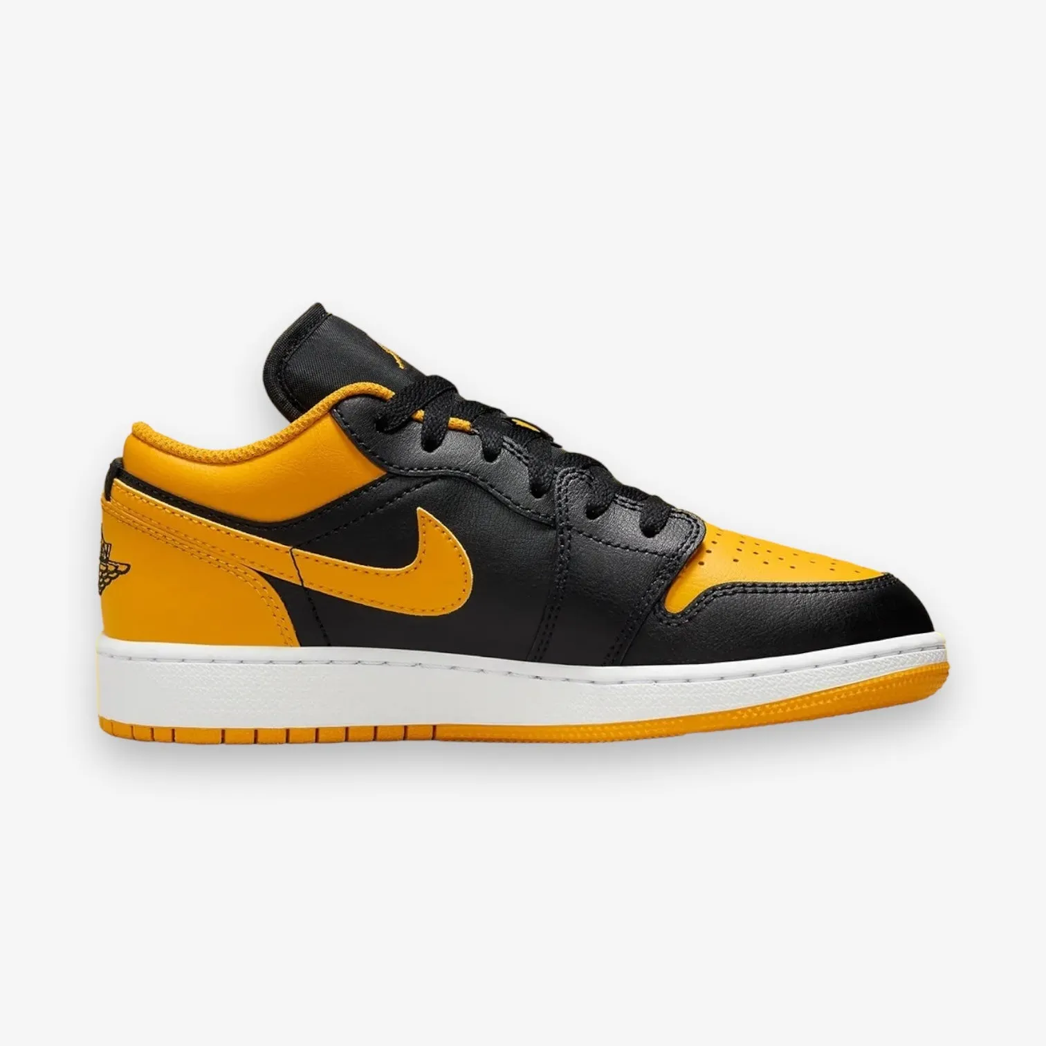 Air Jordan 1 Low GS Black Yellow Ochre White 553560-072