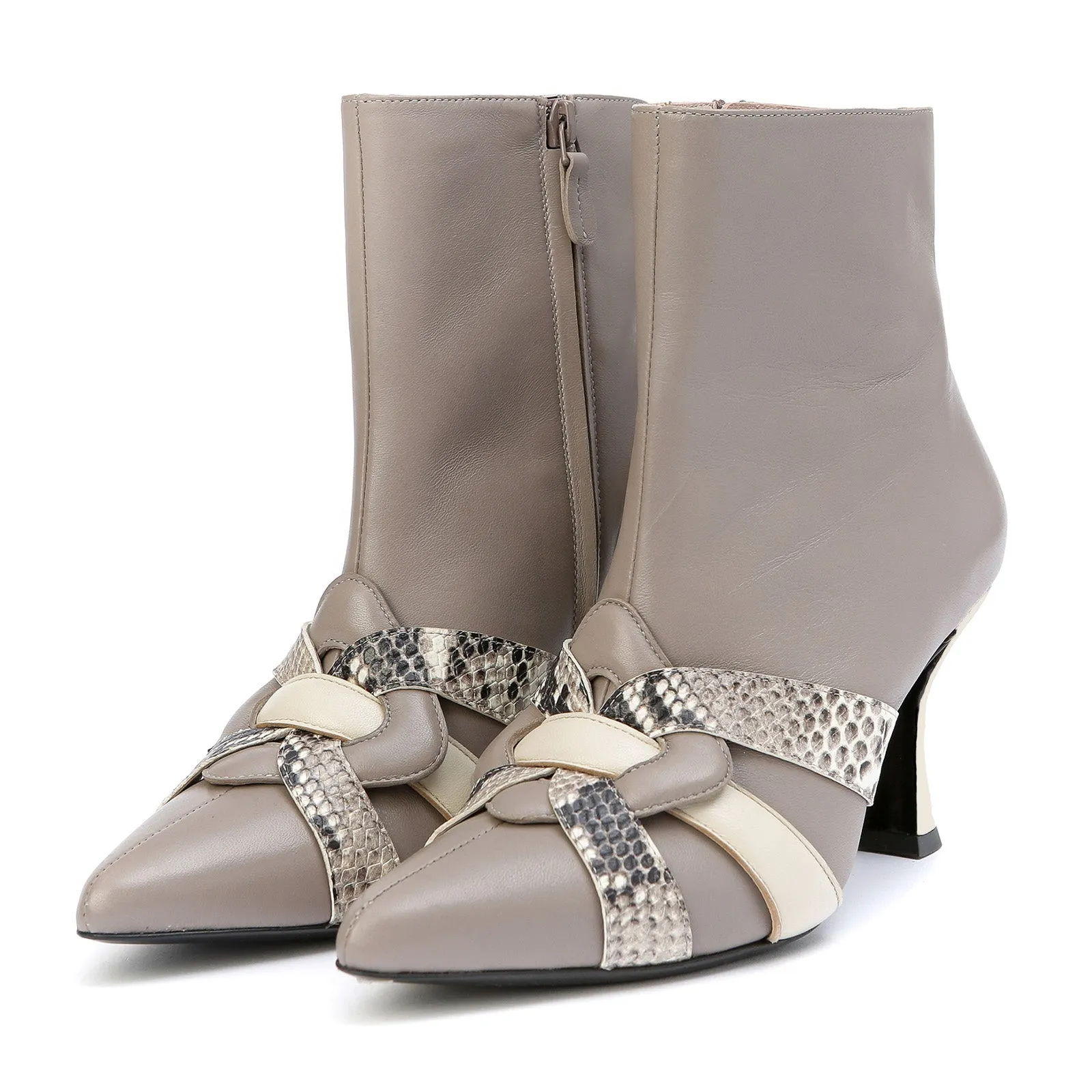 ALICE ankle boot - grey snake