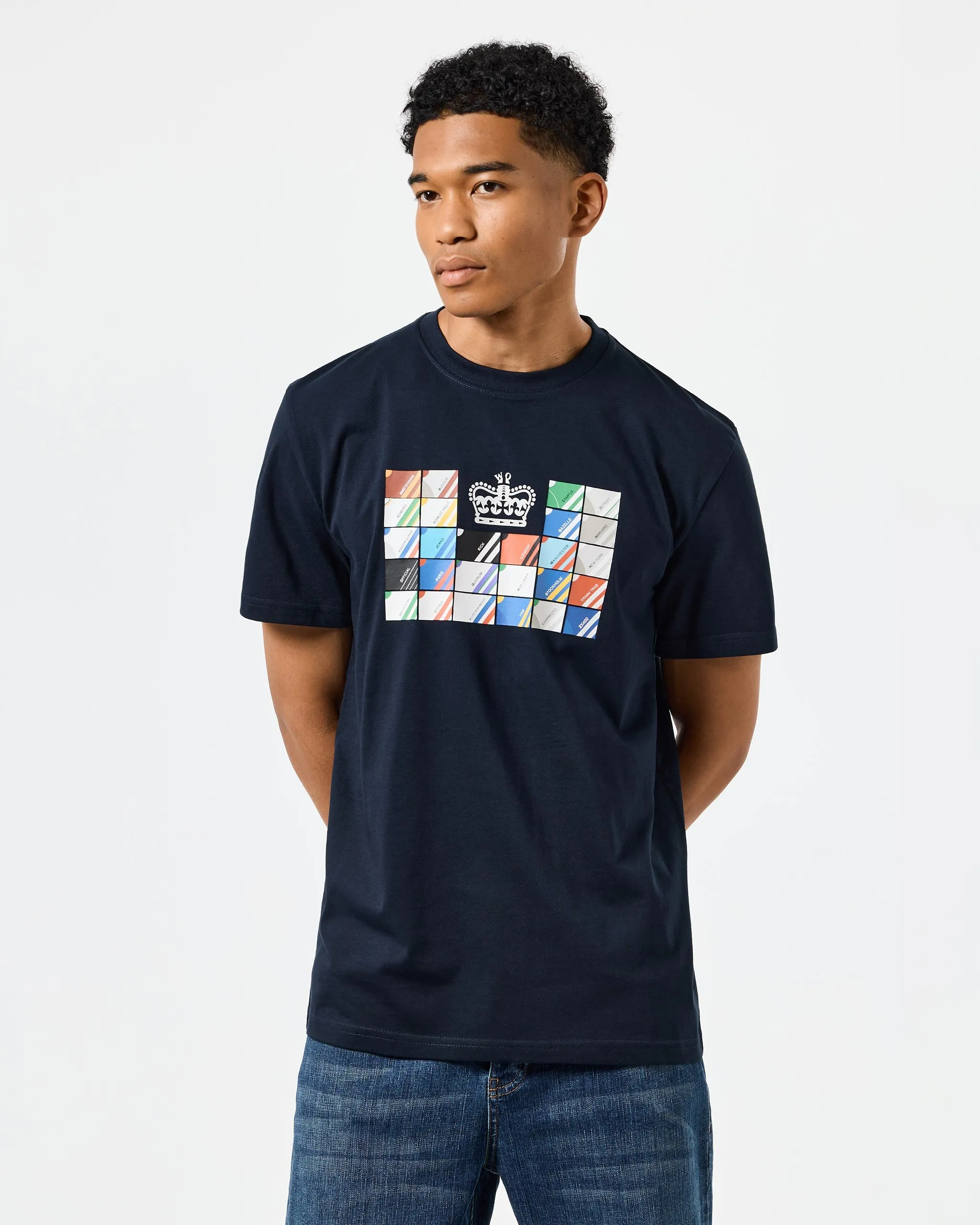 Alpha Graphic T-Shirt Navy