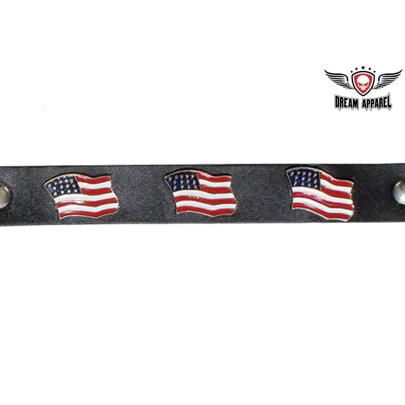 American Flag Boot Chains