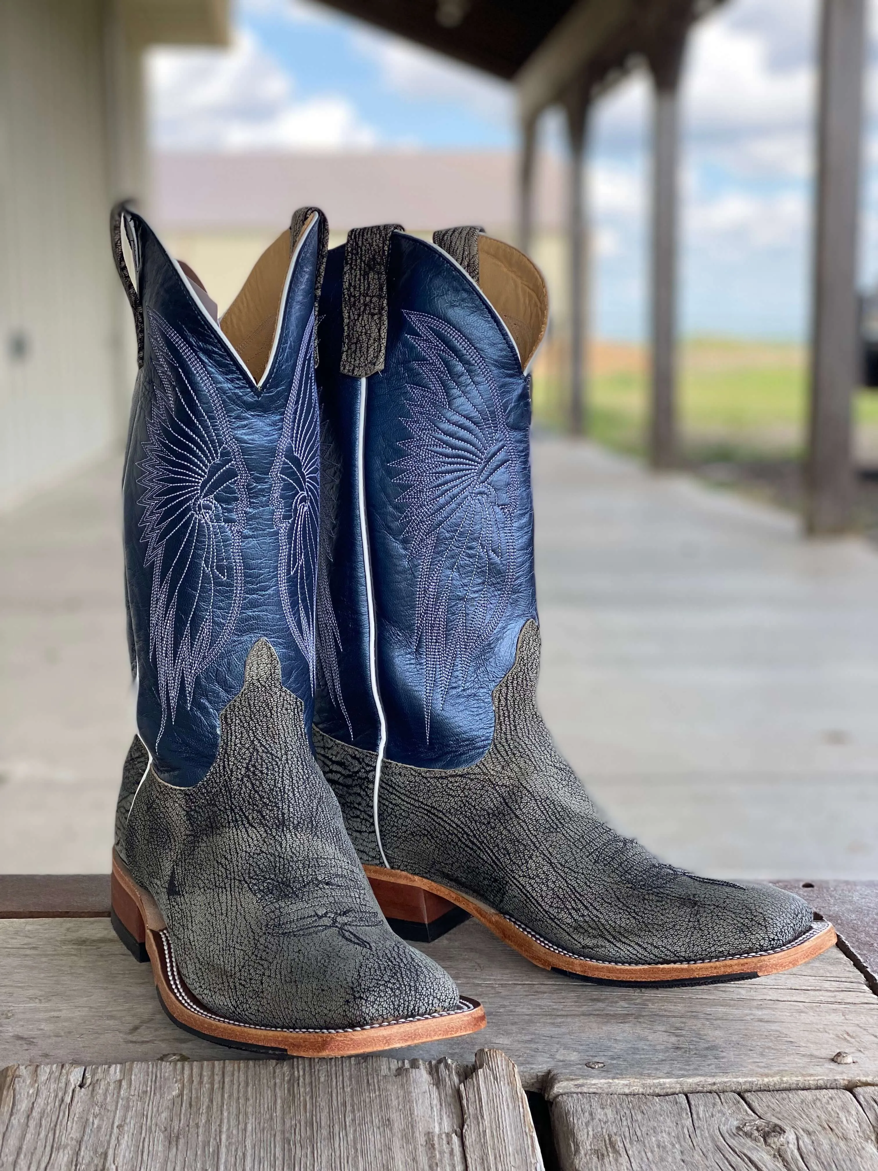 Anderson Bean | Flint Marsh/Regal Blue Luster Boot