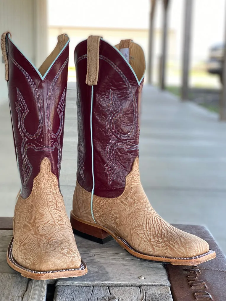 Anderson Bean | Tan Washed Shoulder Boot