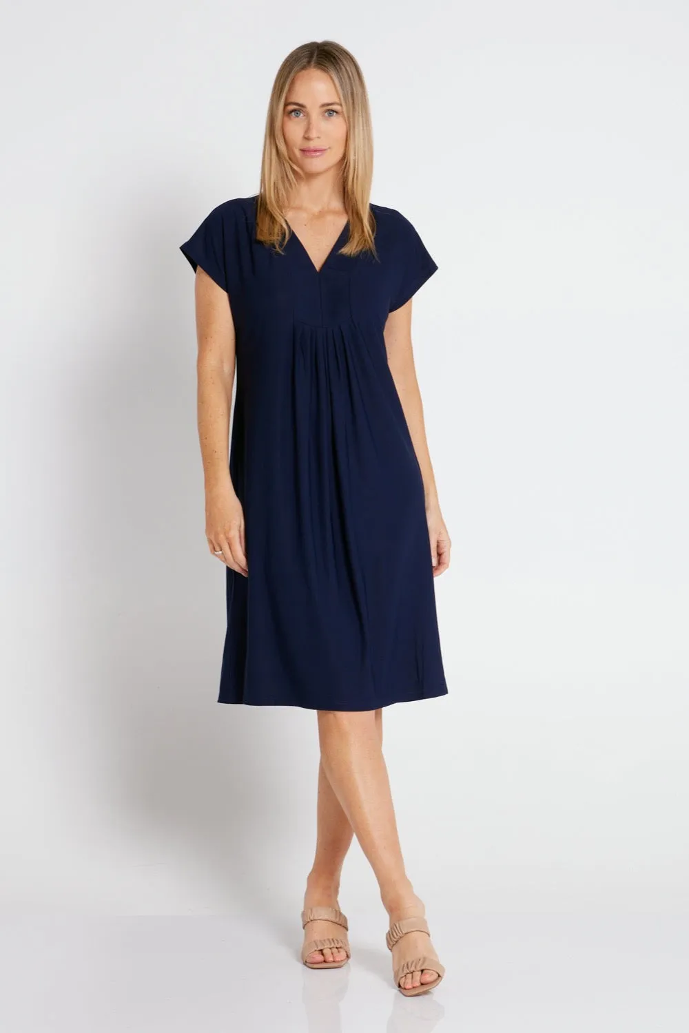 Anwen Petite Must Have Dress - Navy