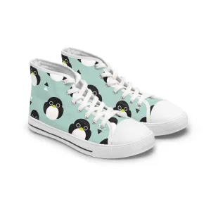 Arctic Penguin Birds Women's High Top Sneakers