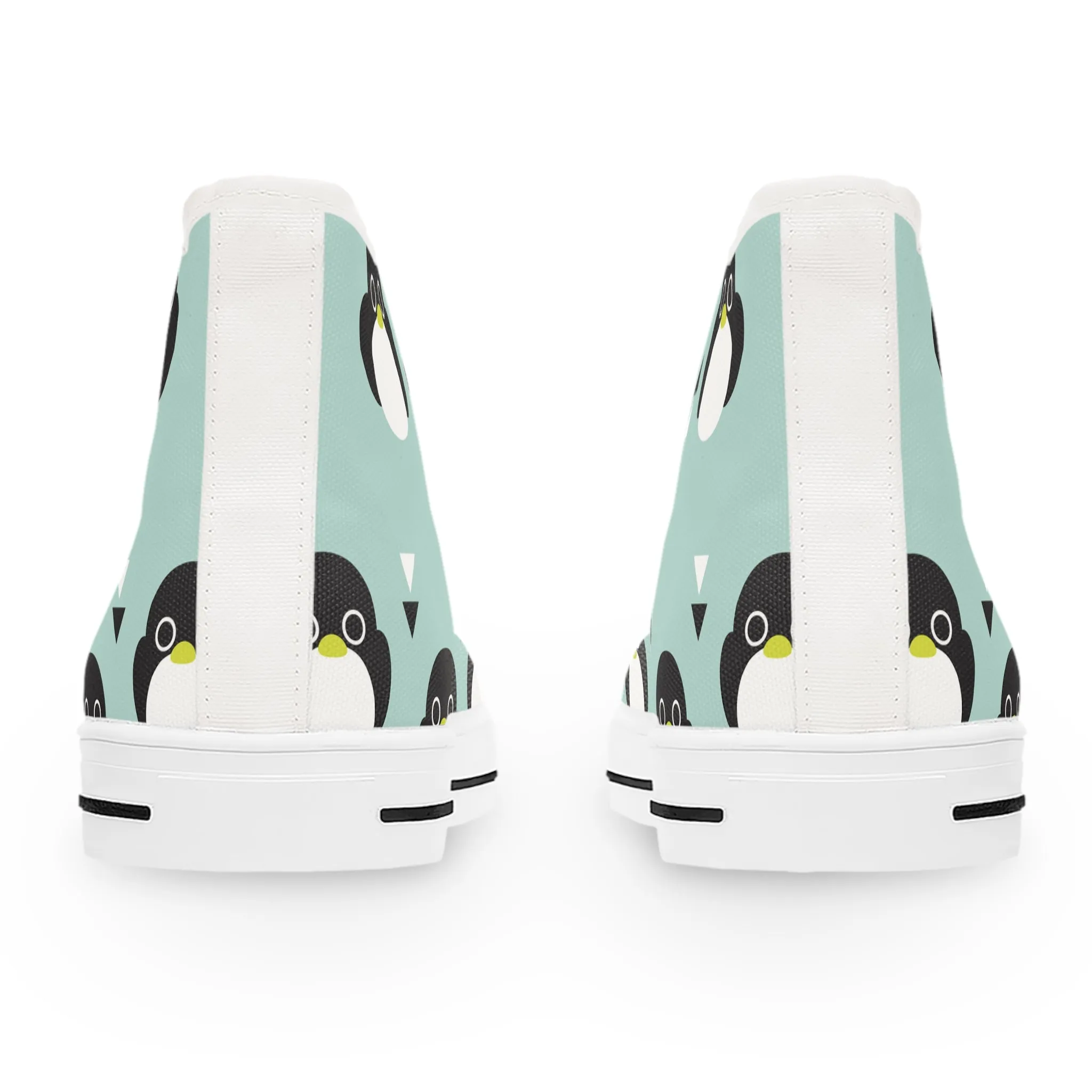 Arctic Penguin Birds Women's High Top Sneakers