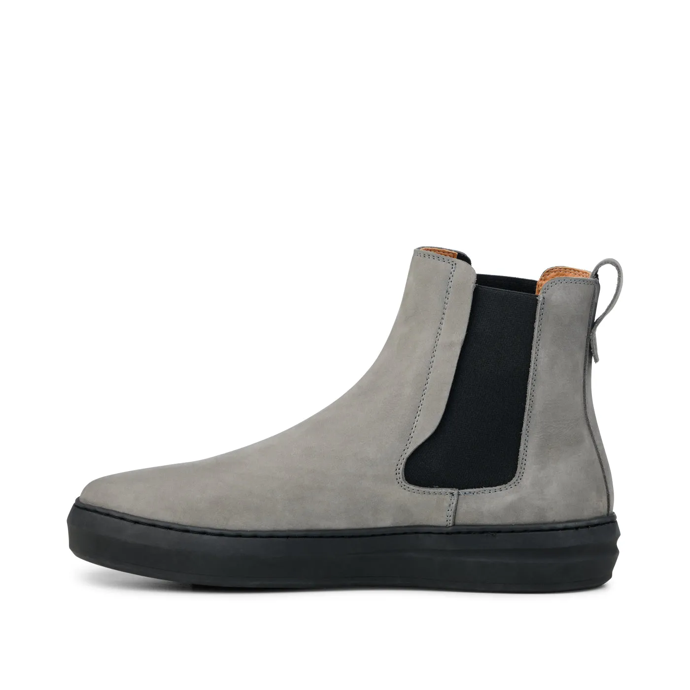 Aren nubuck chelsea boot - GREY