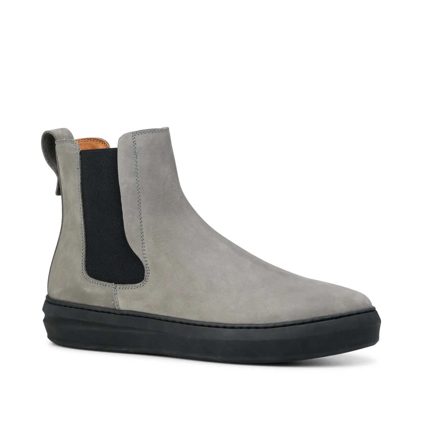 Aren nubuck chelsea boot - GREY