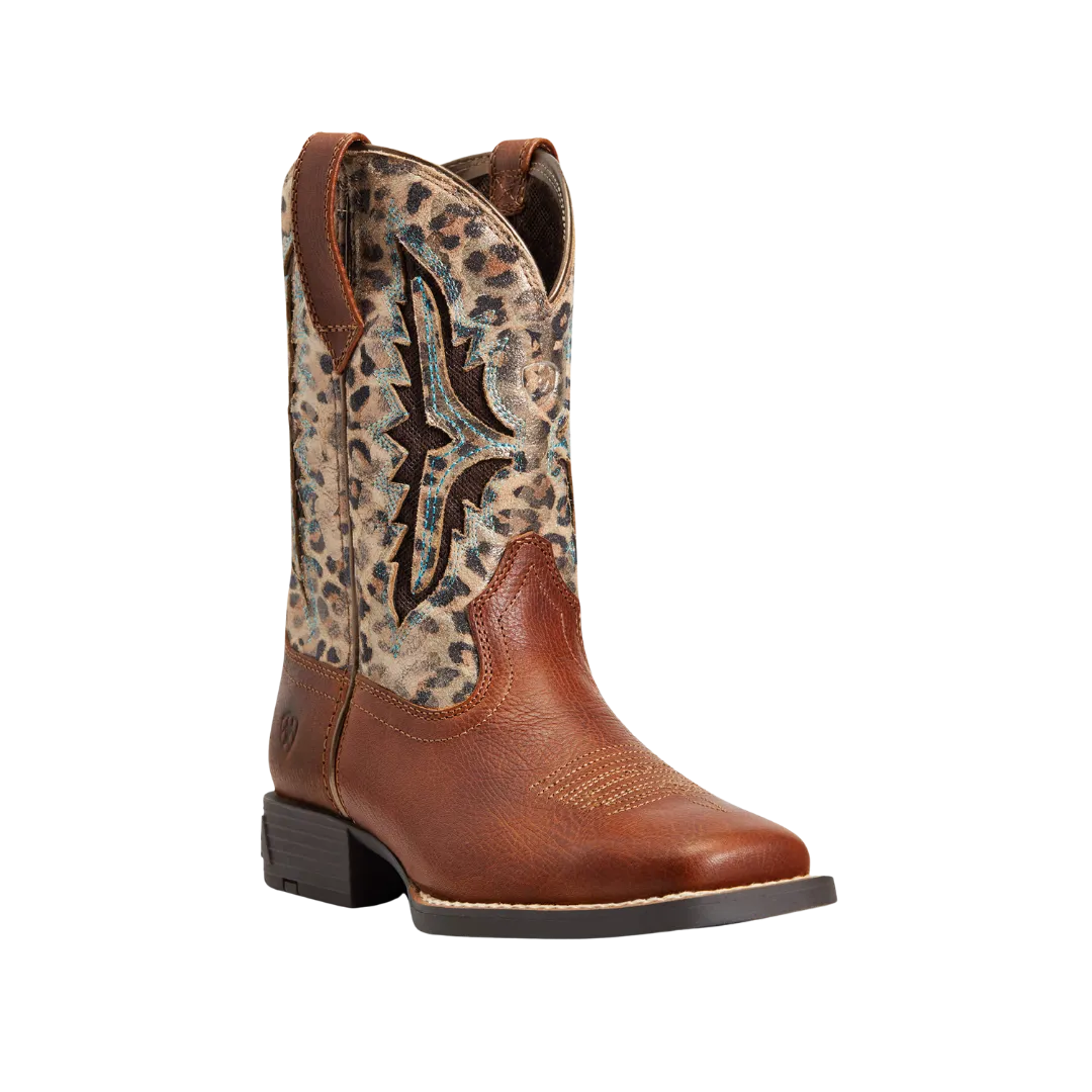 Ariat Girl's Youth Koel Leopard VentTek Western Cowboy Boot