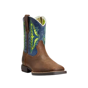 Ariat Kids Koel VentTEK Wide Western Rowdy Rust Square Toe Boot