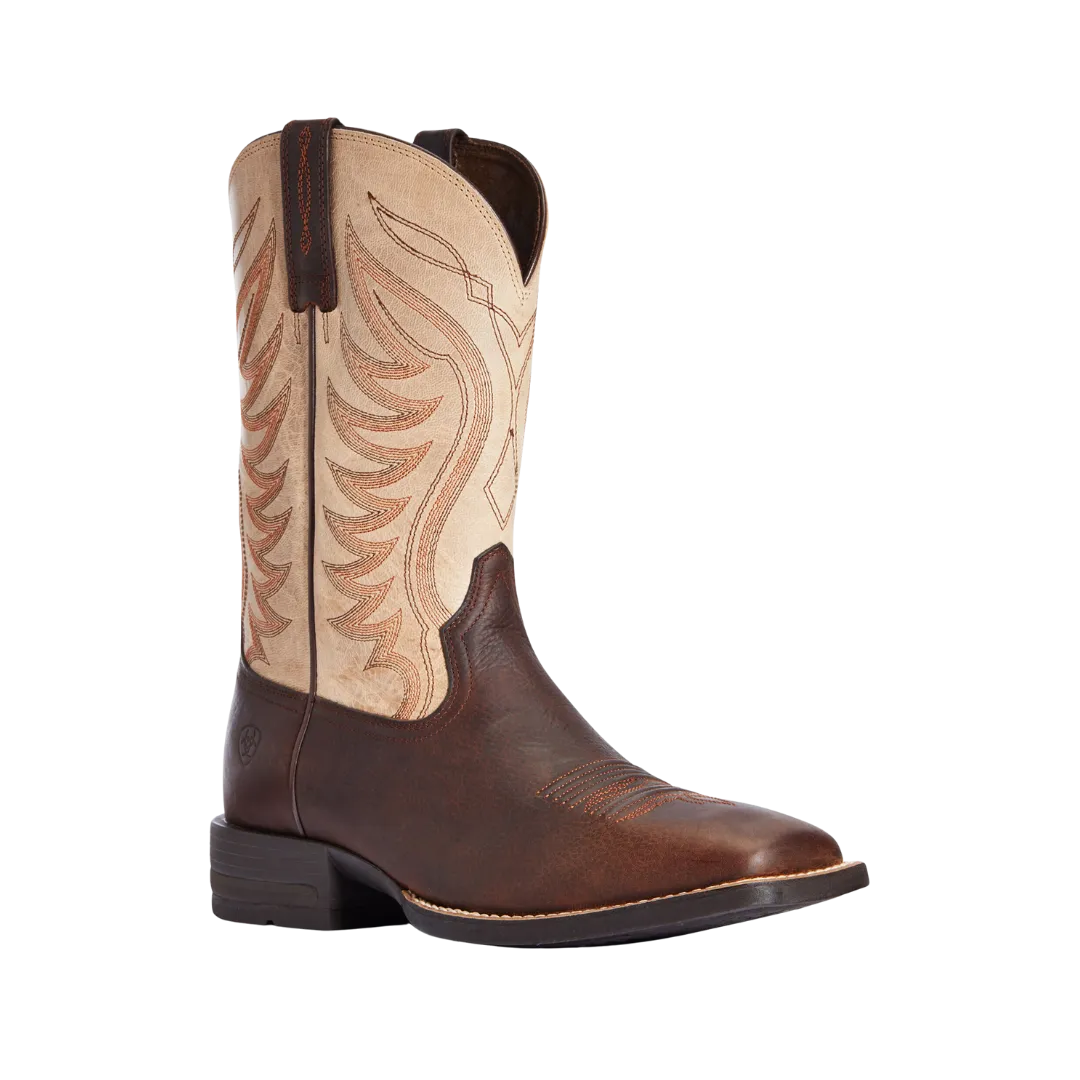 Ariat Men's Amos Barley Brown Cowboy Boot