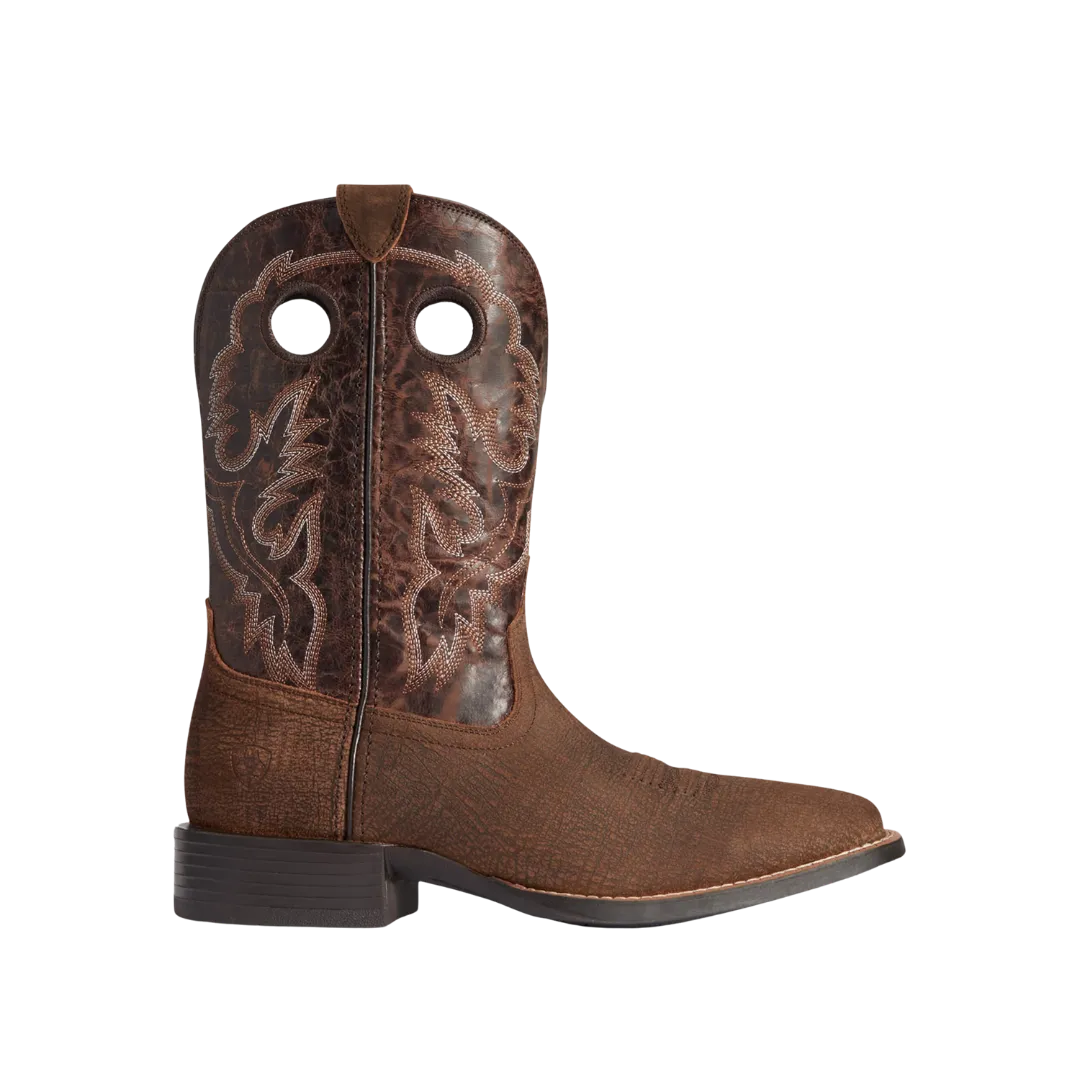 Ariat Men's Sport Buckout Rough Ginger Cowboy Boots