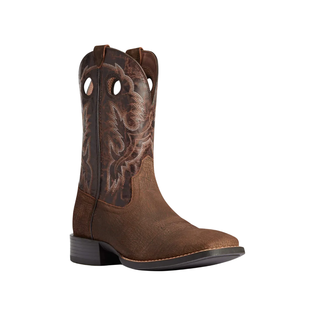 Ariat Men's Sport Buckout Rough Ginger Cowboy Boots