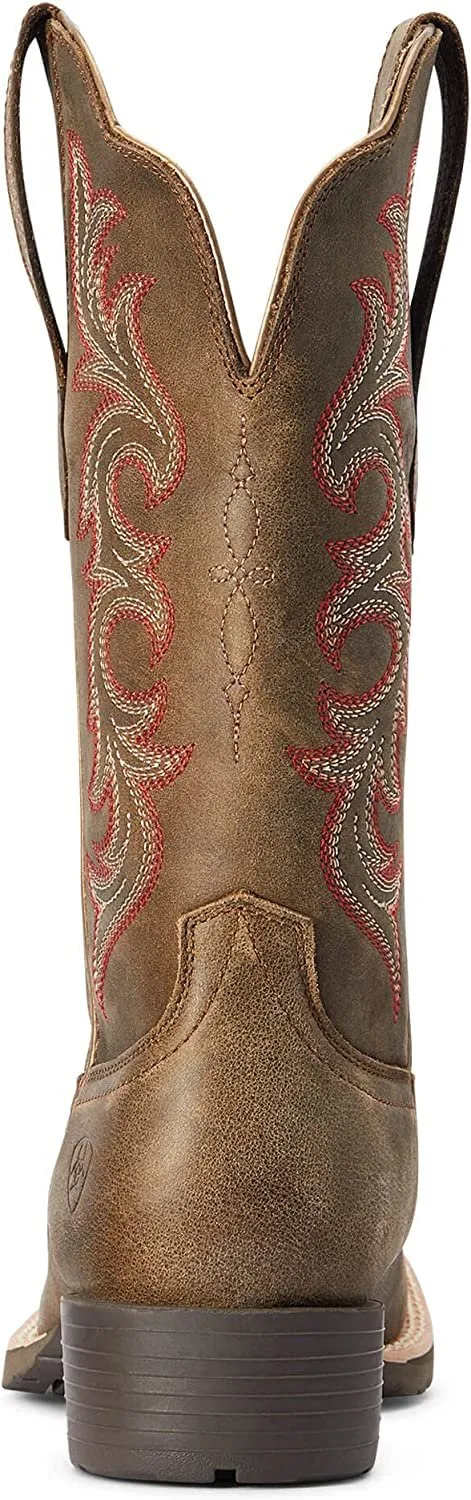 Ariat Women's Hybrid Rancher Stretchfit Western Boot, Pebble