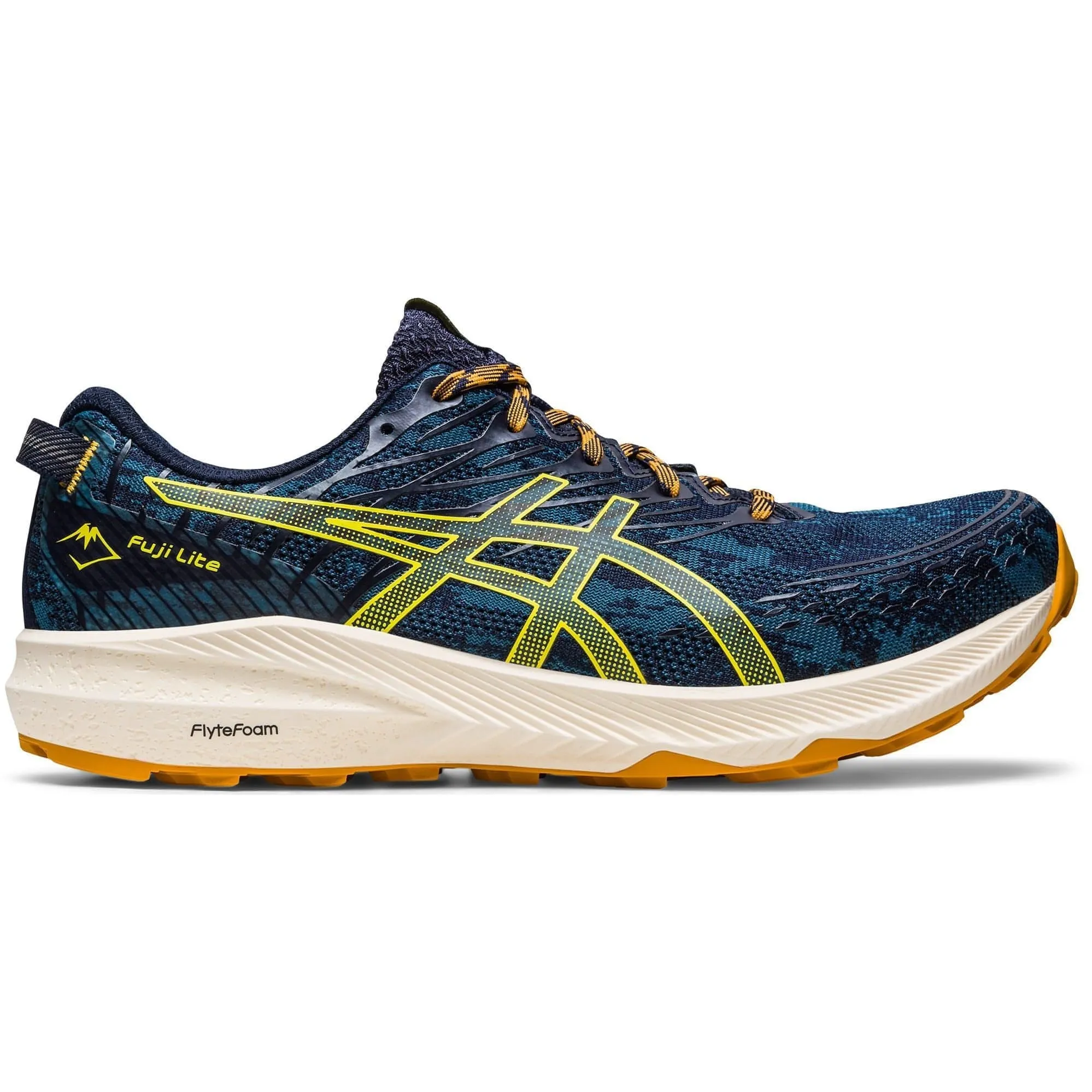 Asics Fuji Lite 3 Mens Trail Running Shoes - Blue