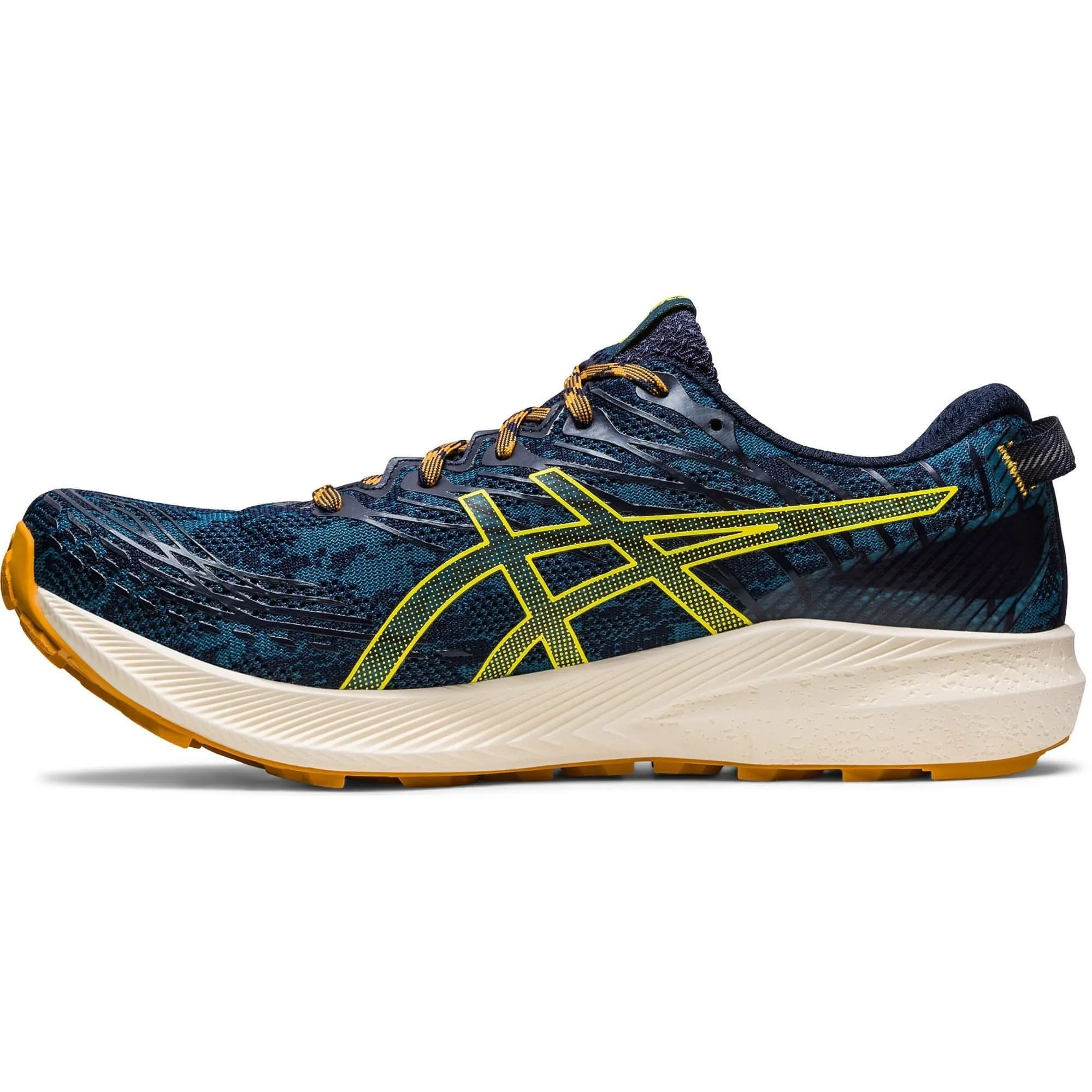 Asics Fuji Lite 3 Mens Trail Running Shoes - Blue