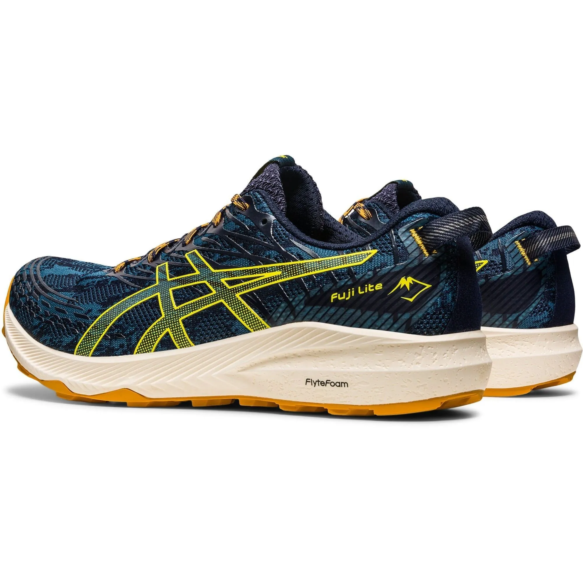 Asics Fuji Lite 3 Mens Trail Running Shoes - Blue