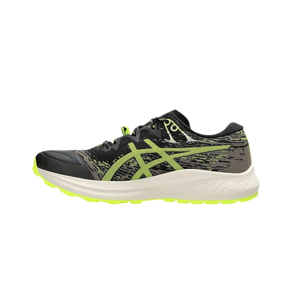 Asics Fuji Lite 5 Black Yellow AW24 Running Shoes