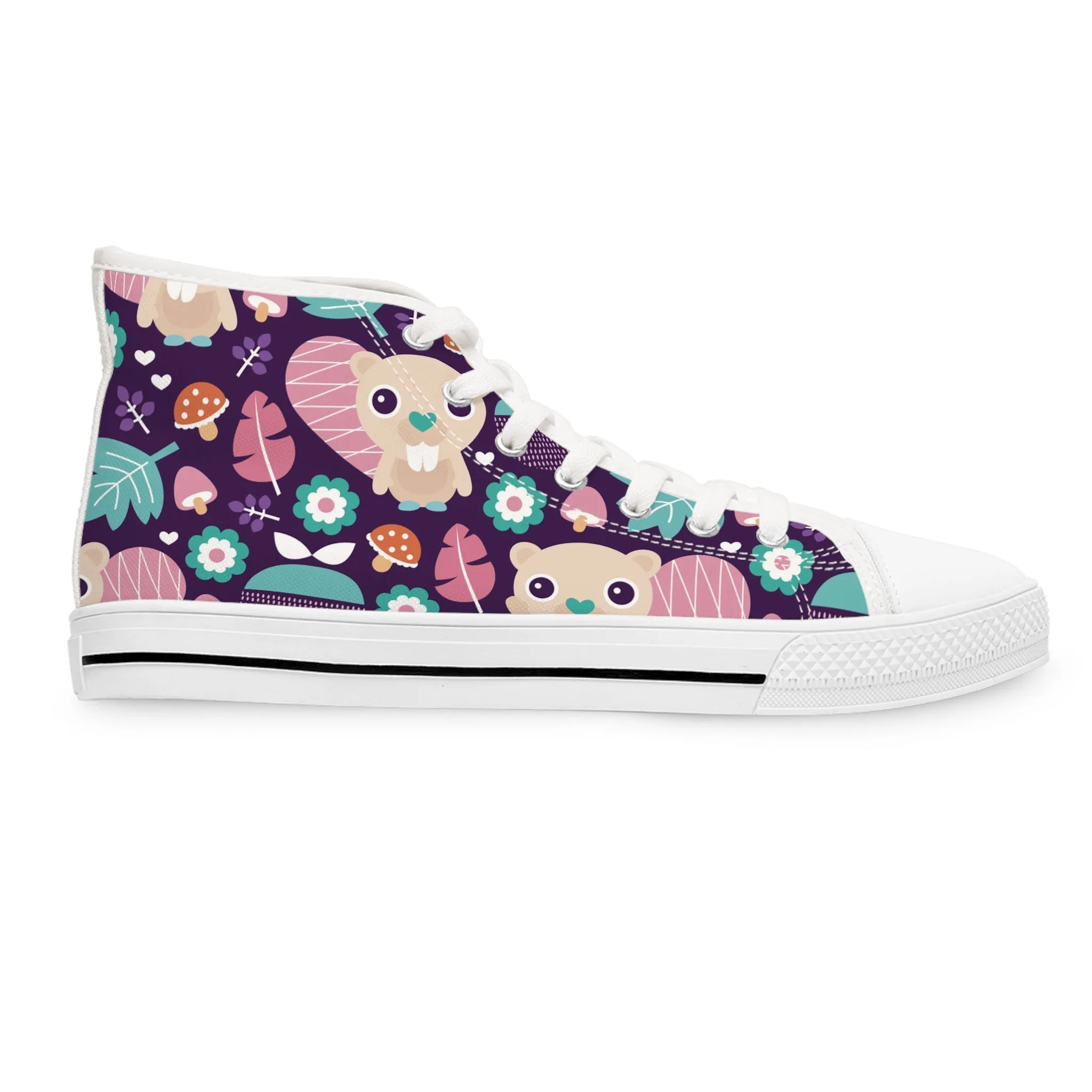 Beaver Women's High Top Sneakers