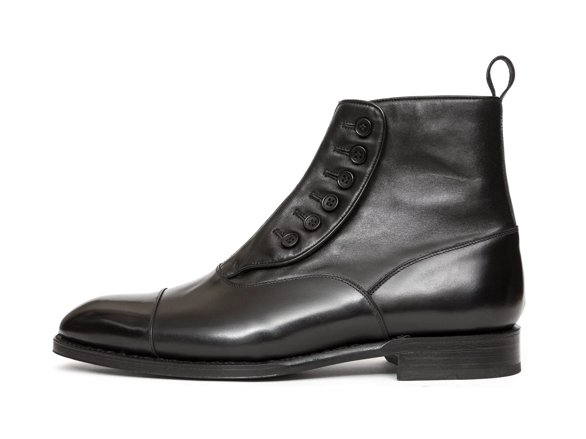 Bellevue - MTO - Black Calf / Soft Black Leather - NGT Last - Single Leather Sole