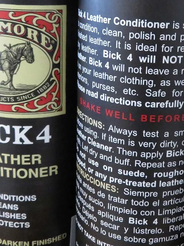 Bickmore BICK4000001 BICK 4 Leather Conditioner