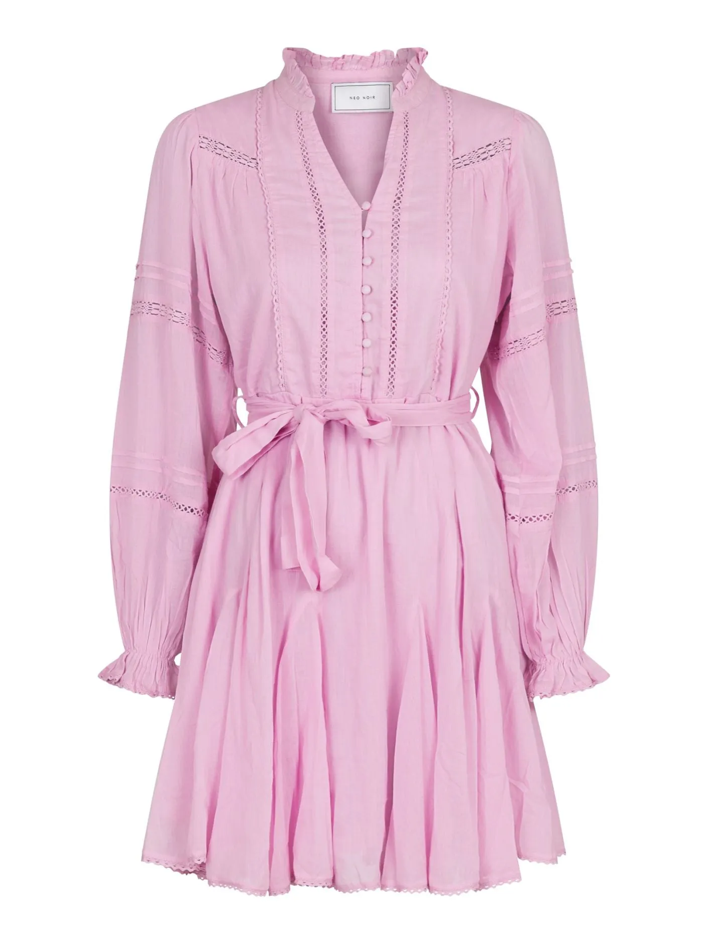 Birgitte S Voile Dress - Rose