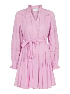 Birgitte S Voile Dress - Rose