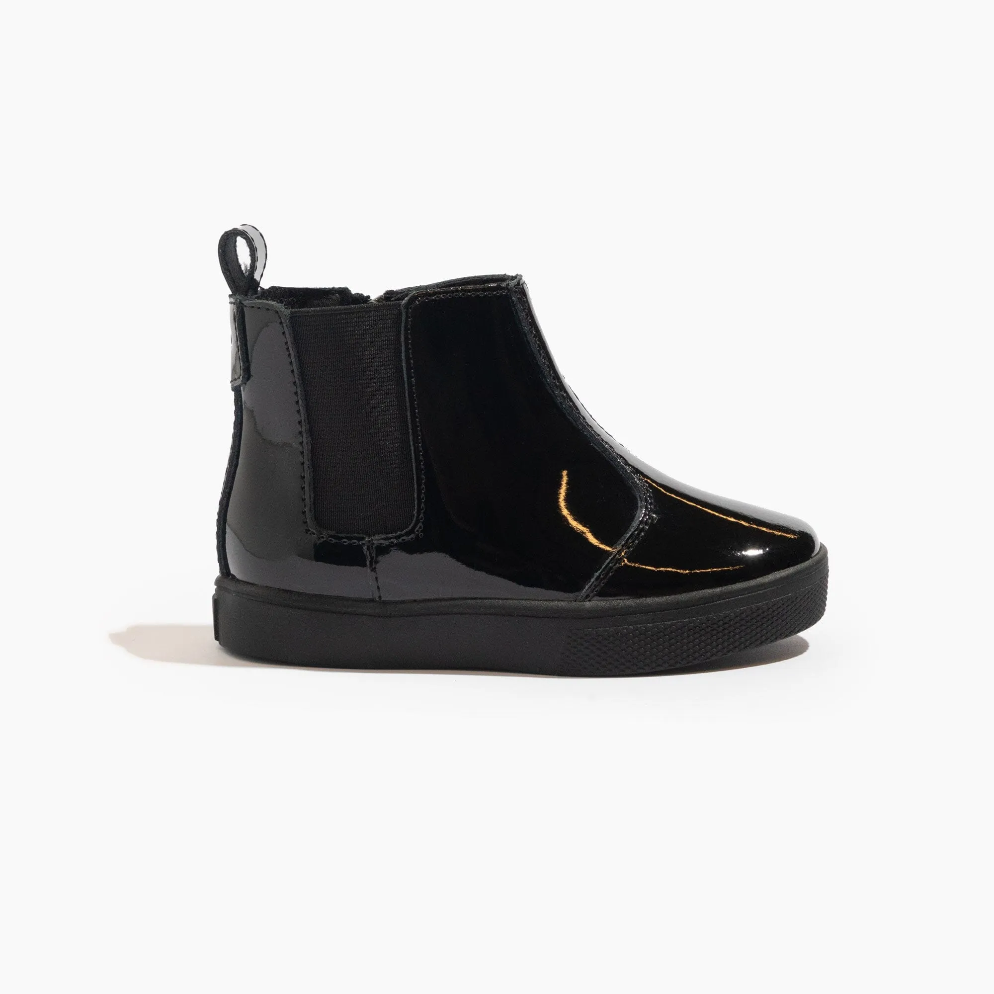 Black Patent Chelsea Boot II Sneaker