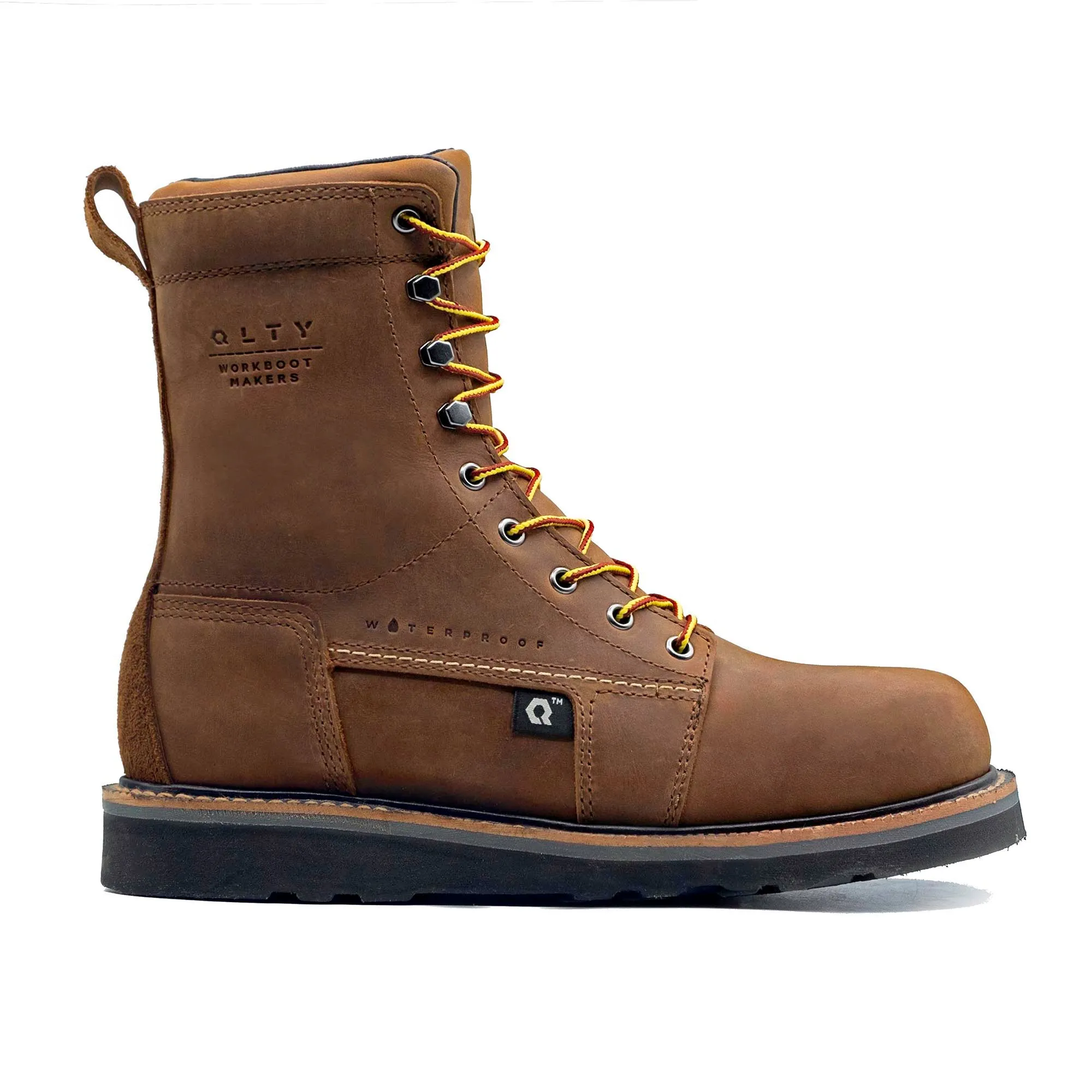 BLDR 8" Waterproof Boot : Moka (Soft Toe)