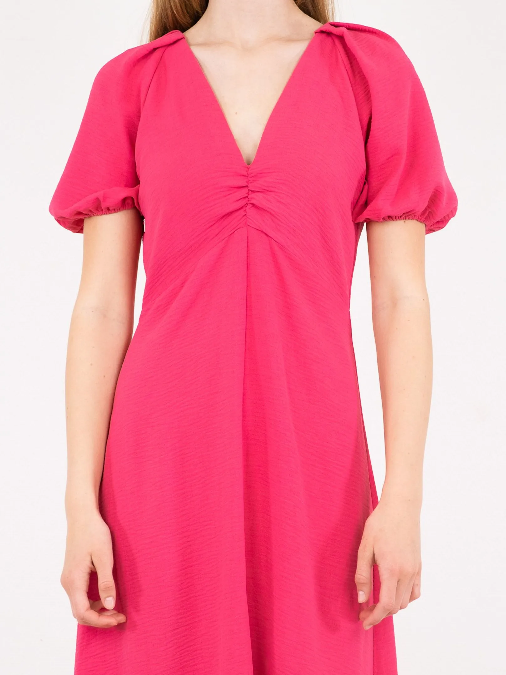 Bomba Solid Dress - Pink