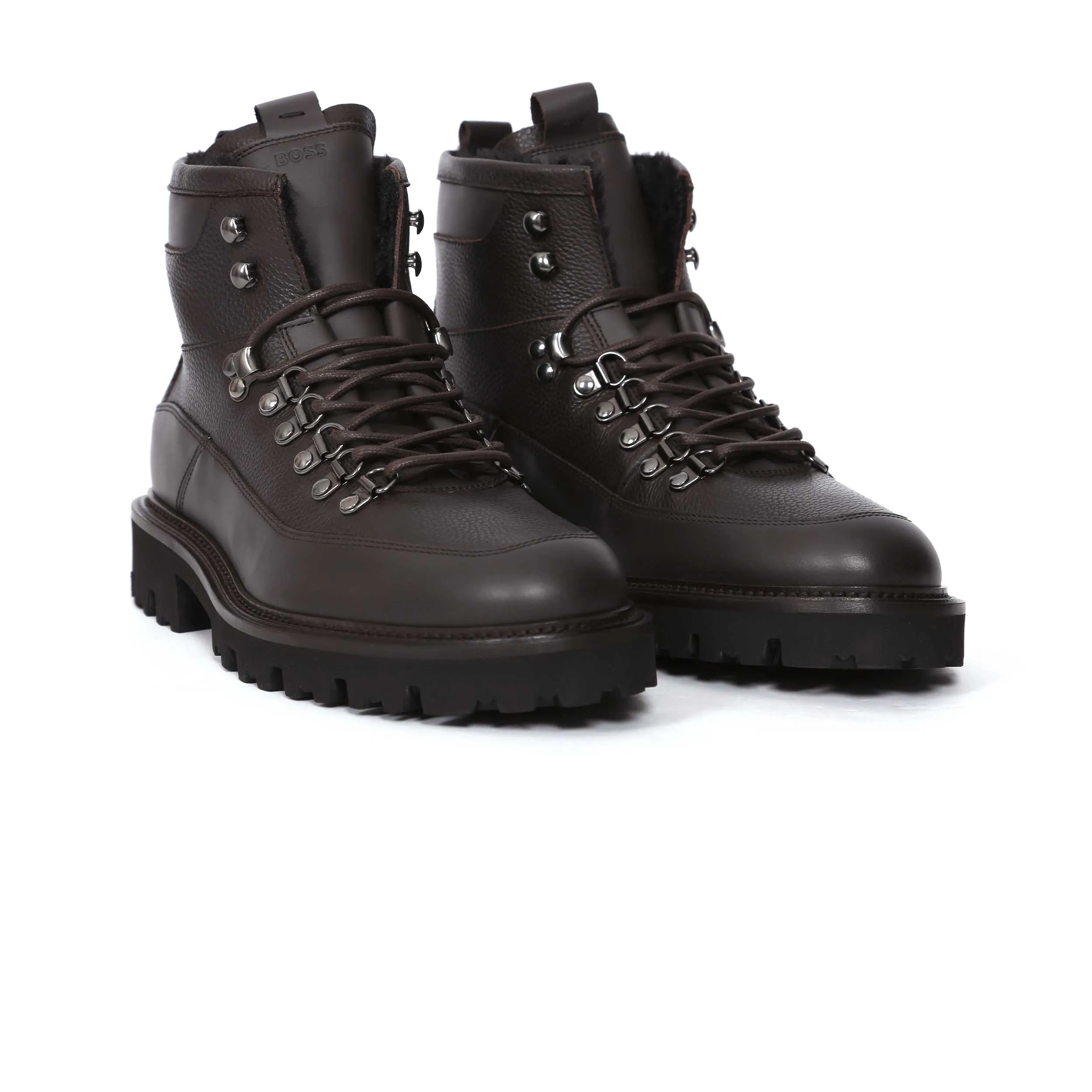 BOSS Julyo Halb grlthkfr Boot in Dark Brown