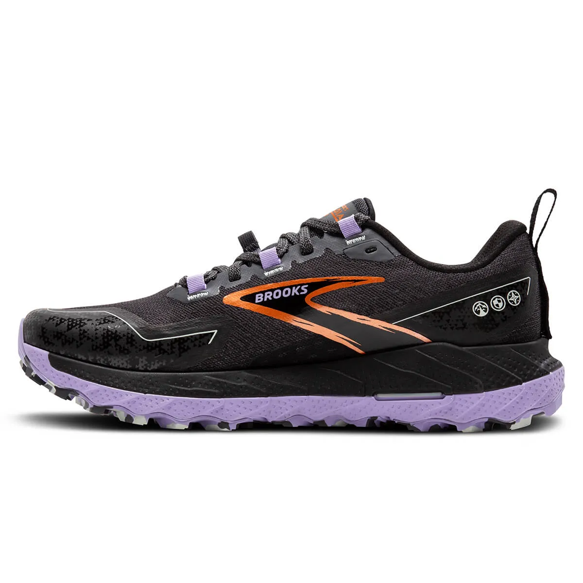 Brooks Cascadia 18 Womens | Ebony/sweet Lavender/copper