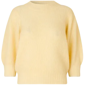 Brooky Knit Puff SS - Banana Crepe