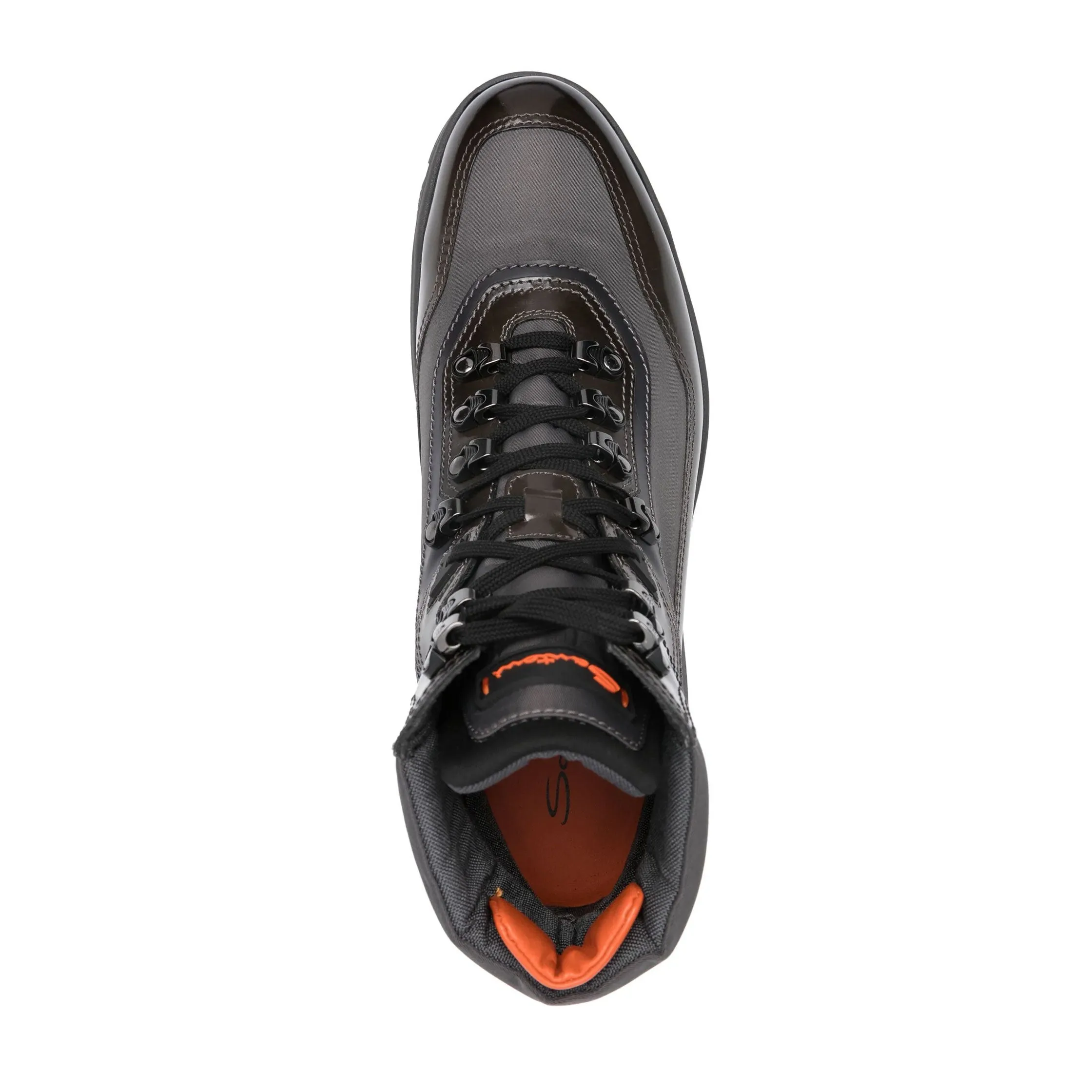 Brown Leather & Grey Gore-Tex® Lace-up Hiking Boot