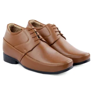 BXXY's 3 inch Hidden Height Increasing Lace-Up Formal Shoes for Men