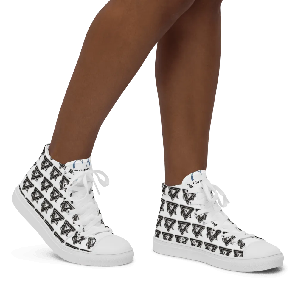 CARAUANA Hip Hop Canvas Shoes White