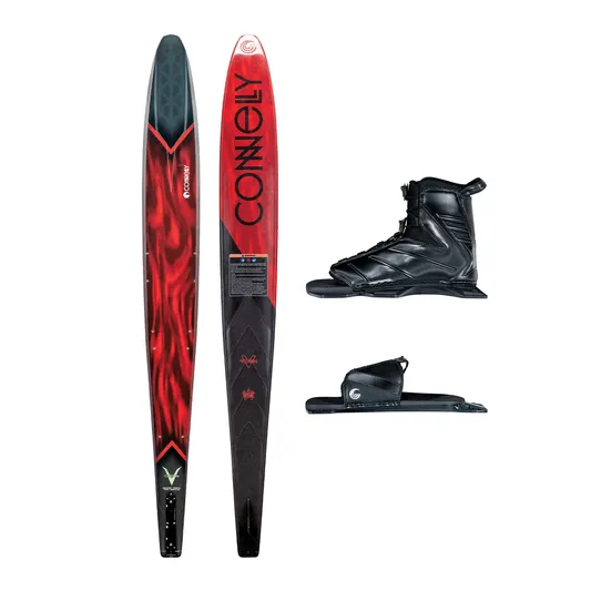 CARBON V WATERSKI W/TEMPEST FRONT BOOT & RTP