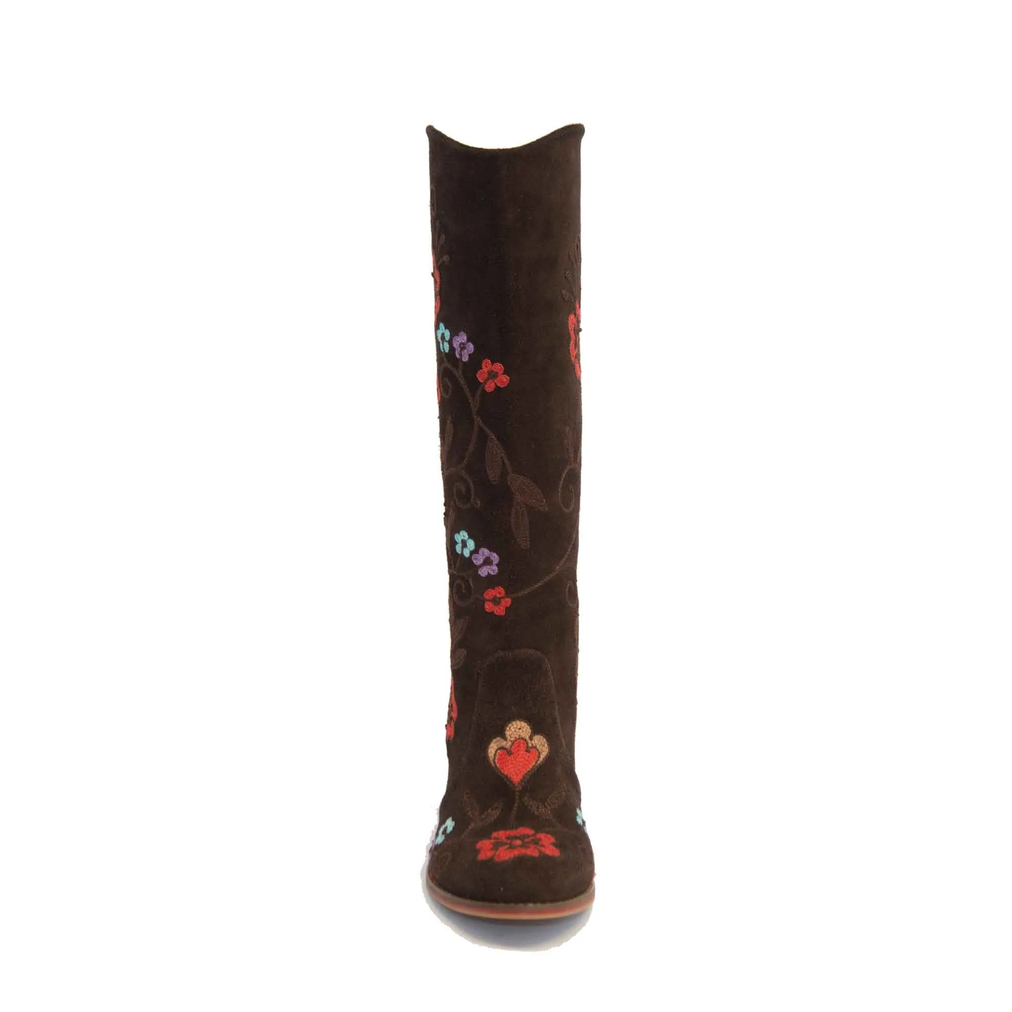 Carmel Tall Melanie Stitching Leather Boot