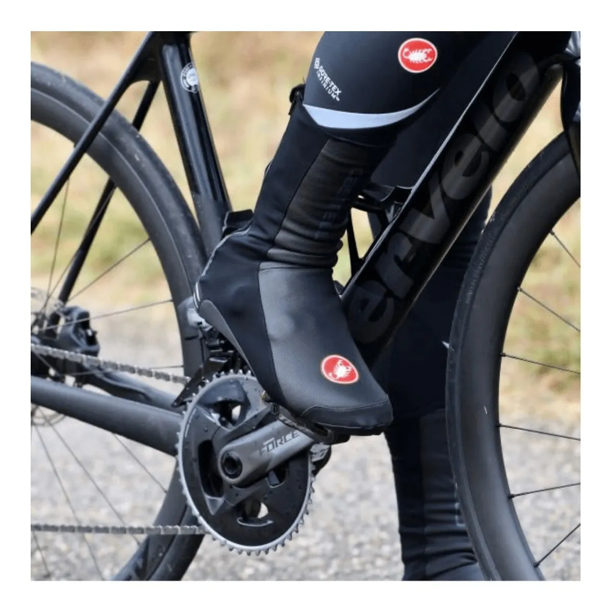 Castelli Intenso Ul Black Boot Cover