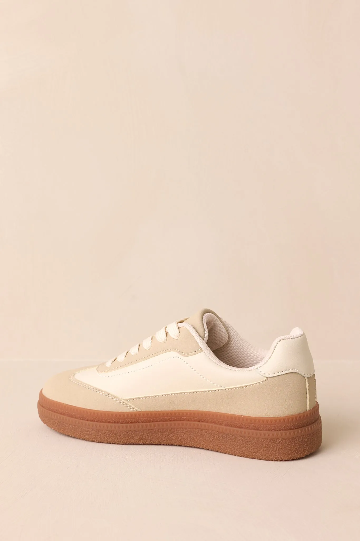 Catching Moments White & Beige Sneaker