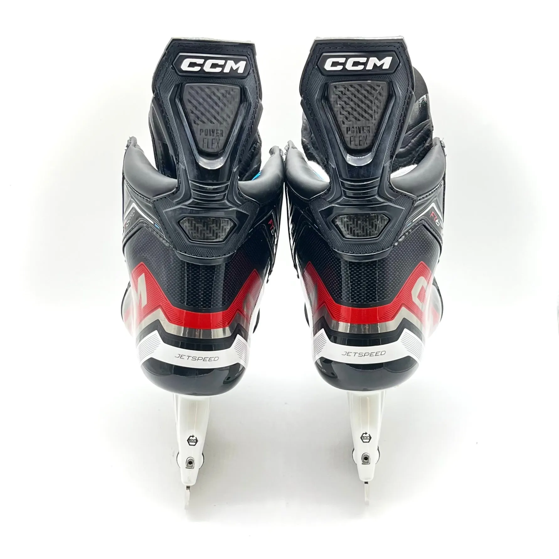 CCM Jetspeed FT6 Pro - Pro Stock Hockey Skates - Size 9D (Red)