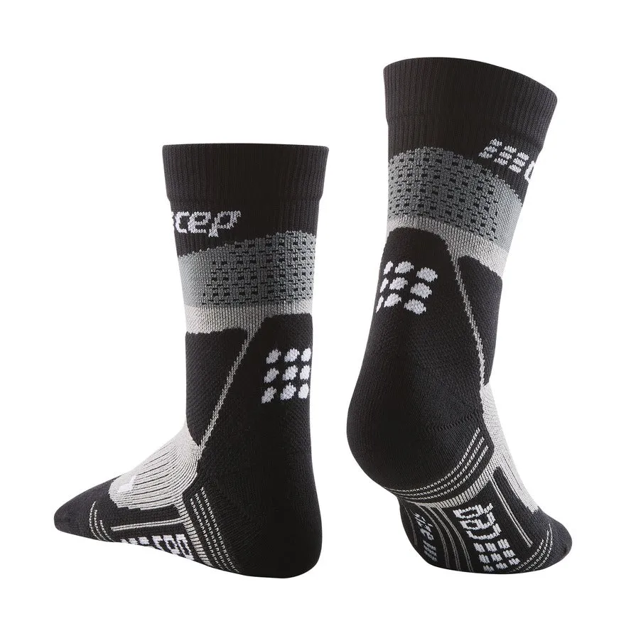 CEP | Hiking Max Cushion Mid Cut Compression Socks | Men's | Black